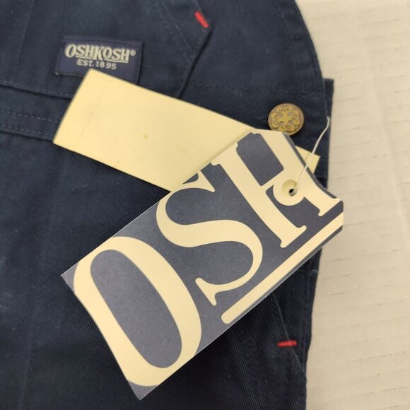 OshKosh Y2K 2T Blue Boy's Coverall Snap Bottom 100% Cotton NWT - Picture 8 of 11